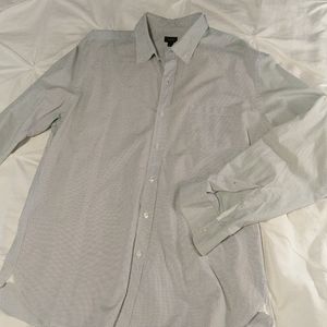 J. Crew Dress Shirt - Blue/White